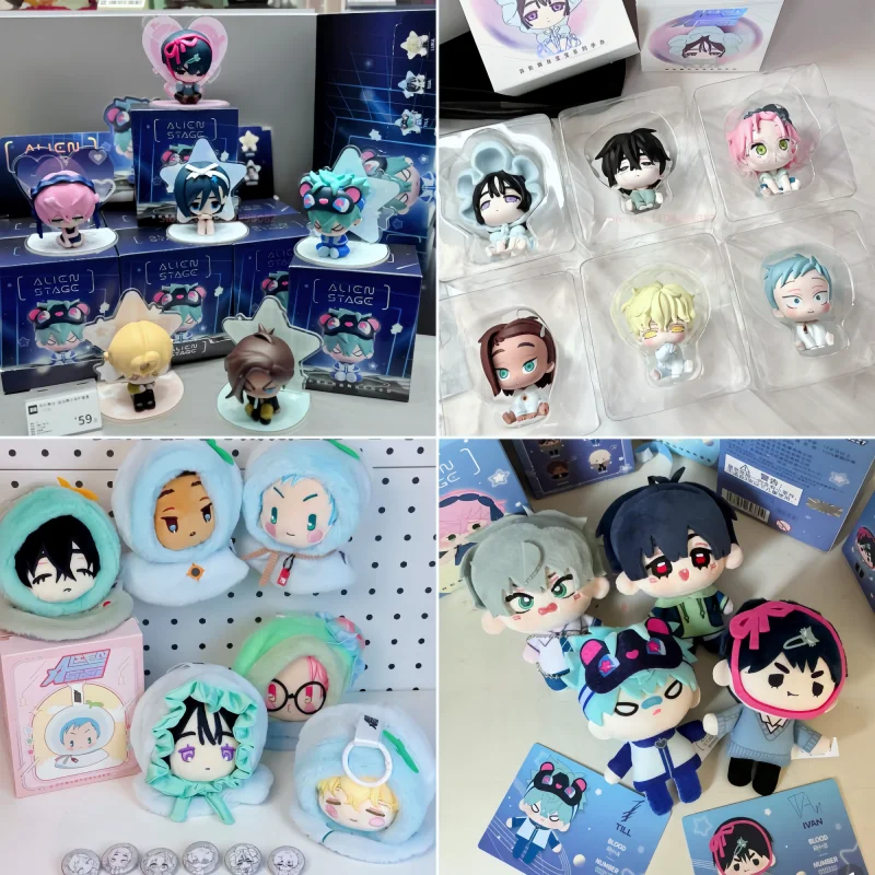 

New Hot Alien Stage Free Stage Blind Box Series Mizi Sua Ivan Till Luka Hyuna Anime Figure Model Peripheral Collect Decor Toys
