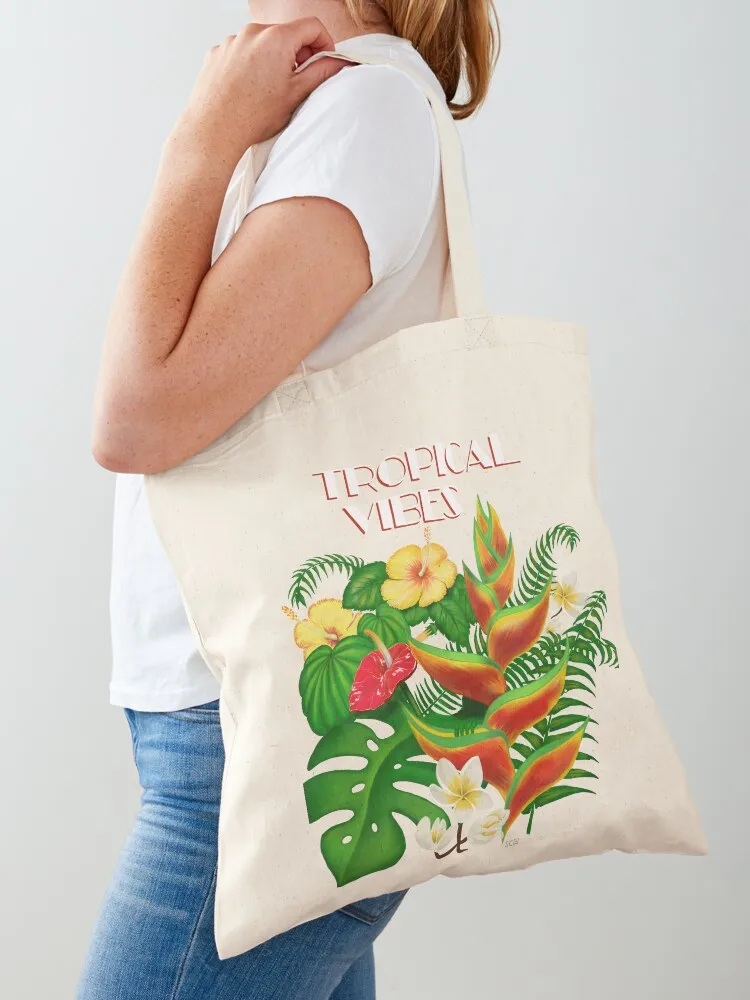 

Hawaiin Foliage Tote Bag Fabric bag bags woman 2025 canvas tote bags Lady bag