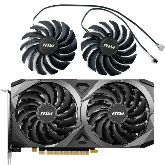 NOWY wentylator 95MM PLD10010B12HH RTX 3060 Ventus 2X GPU, do MSI Ventus GeForce RTX 3060、3060TI、3070 VENTUS 2X Wentylator chłodzący kartę graficzną