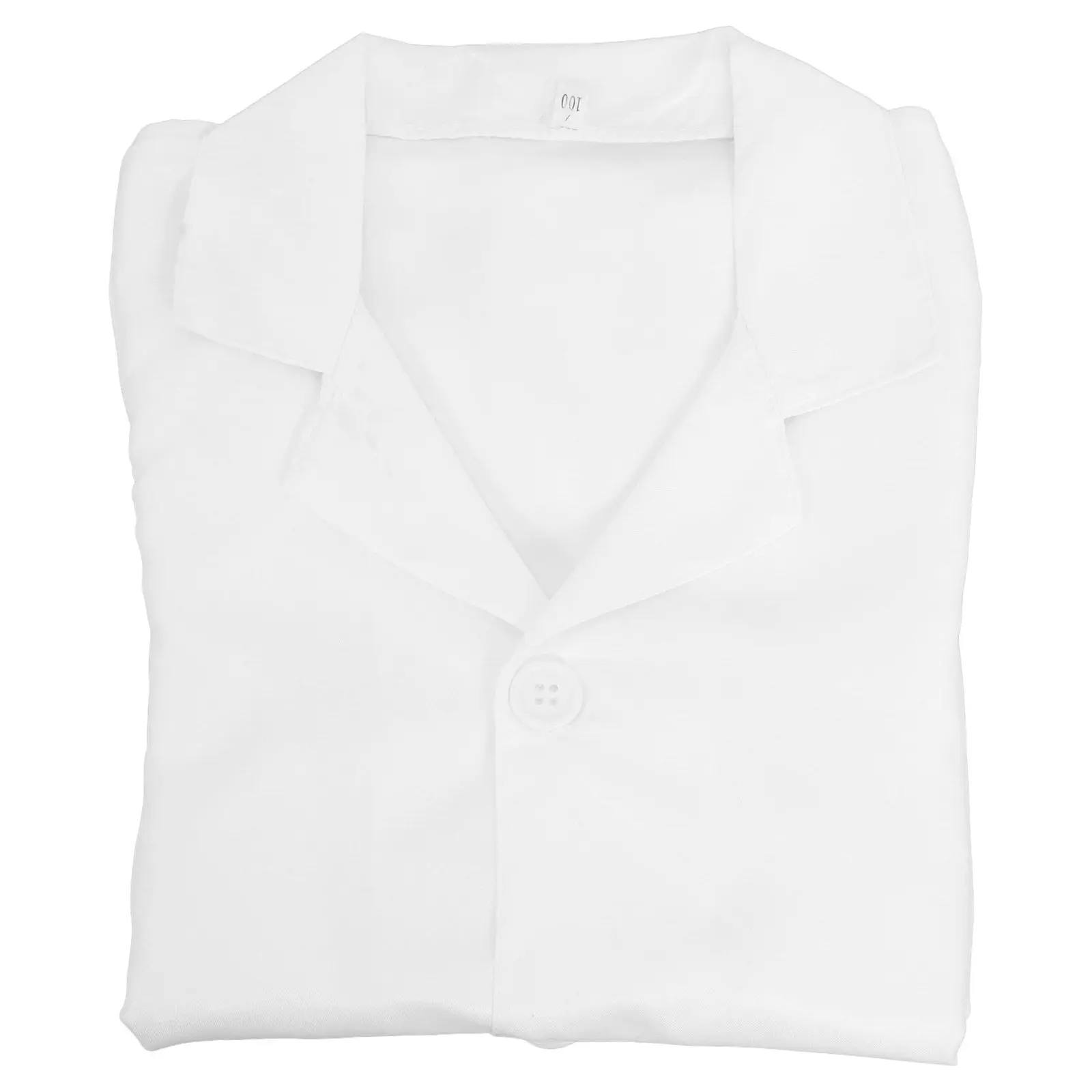 Toddler Kids White Lab Coat Long Sleeve Comfortable Breathable Doctor Costume Boys Experiment Role Play Coat