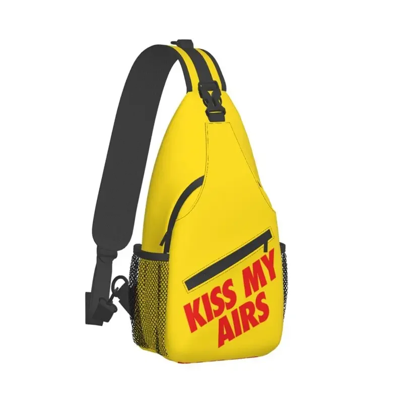 Kiss My Airs Sling Crossbody Backpack Men Custom Chest Shoulder Bag for Cycling Camping Daypack