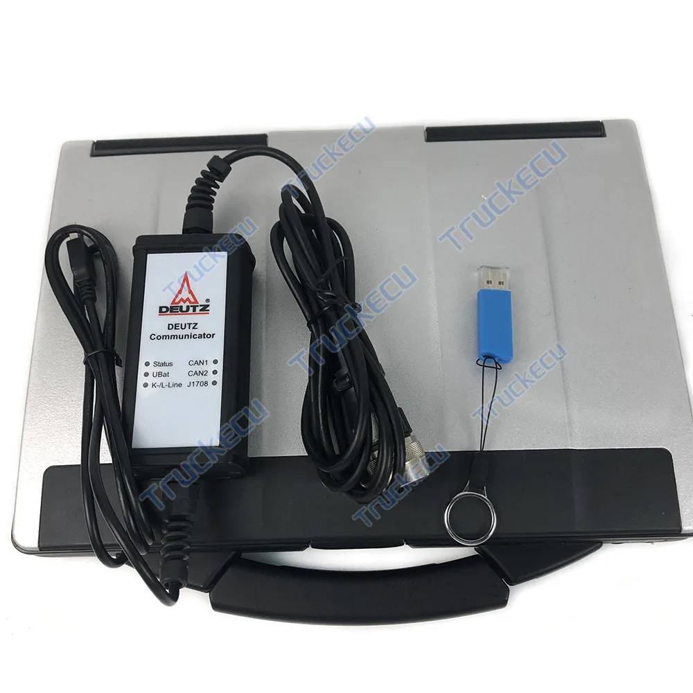 

for Deutz DECOM controllers SerDia4.0 level6 key dongle serdia 2010 deutz FAHR Diagnostic Tool+Thoughbook CF53 laptop