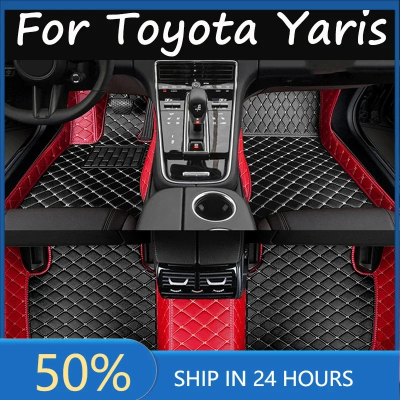 Car Floor Mats For Toyota Yaris Hybrid Mazda2  MXPH11 2021 2022 2023 Waterproof Protective Pad  Cover  Accessories