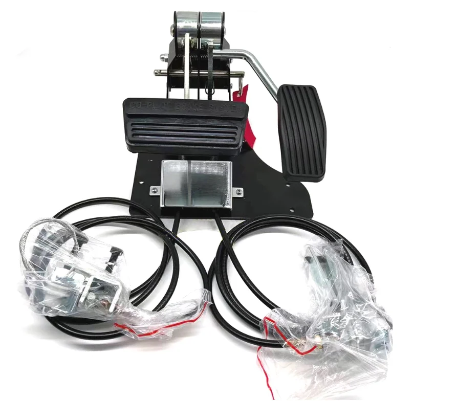 

Instructors Passenger Side Dual Brake and Gas Controls System Pedal for Driving School Driver Trainingcustom