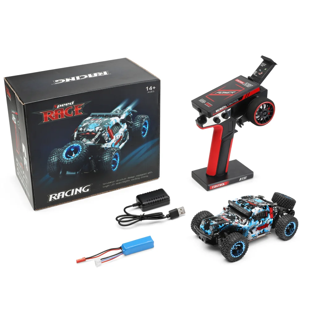 WLtoys 284161 RTR 1/28 RC Car 2.4G With LED Lights Remote Control 4WD 30KM/H High Speed Racing Car Toys for Boy