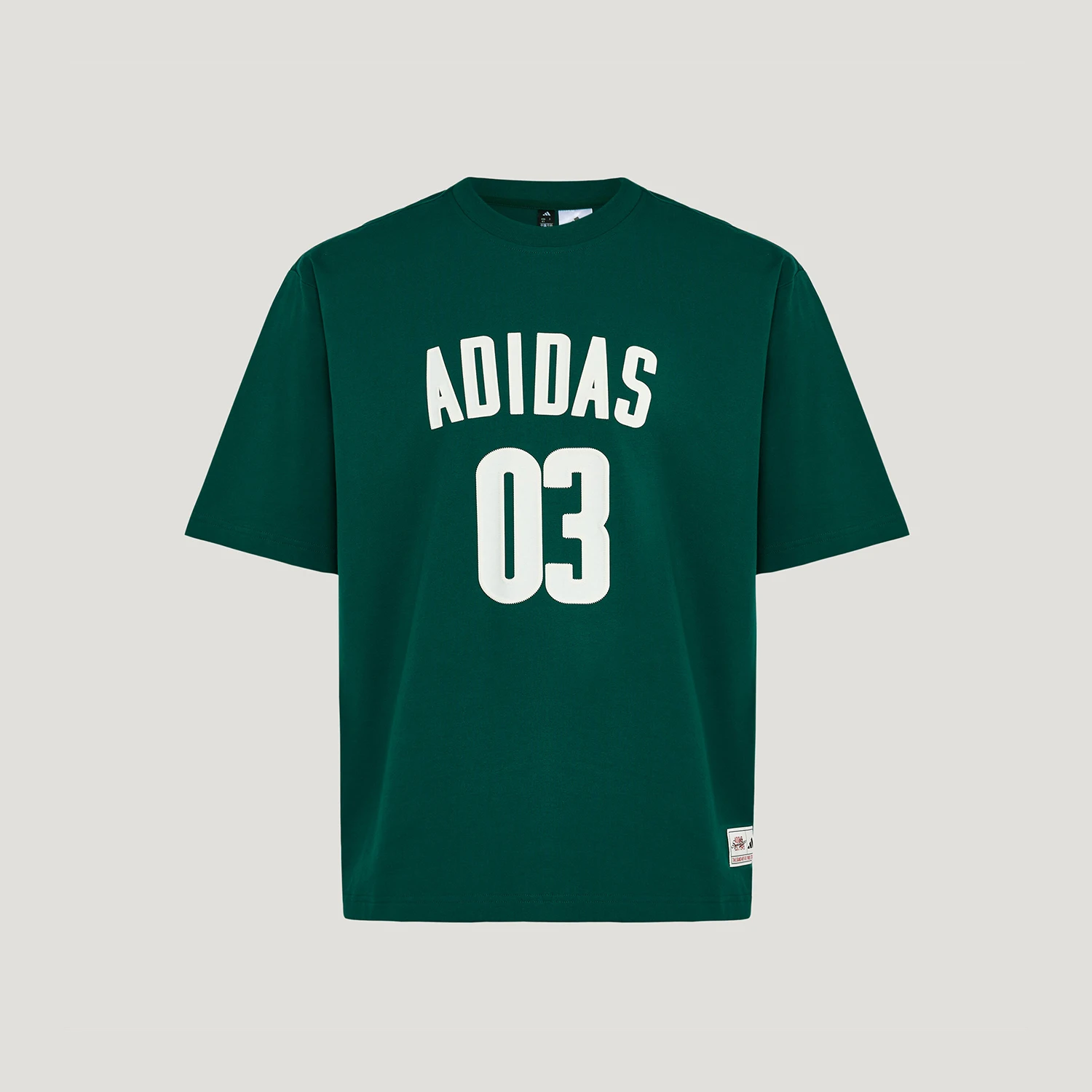 Adidas genuine summer men's letter printed loose football sports T-shirt KZ1251