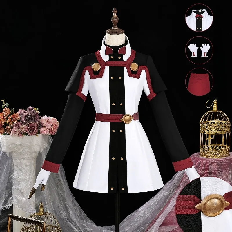 

Anime Yuuki Asuna Costume Cosplay White Dress With Accessories Wig Full Set Cool Clothes Role Play Outfit for Women Theme Party