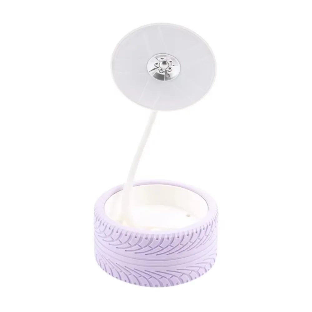 

Foldable Wheel Night Light Eye Protection Storage Organizer LED Desk Lamp Wall-mounted Portable Mini Bedside Lamp Reading Book