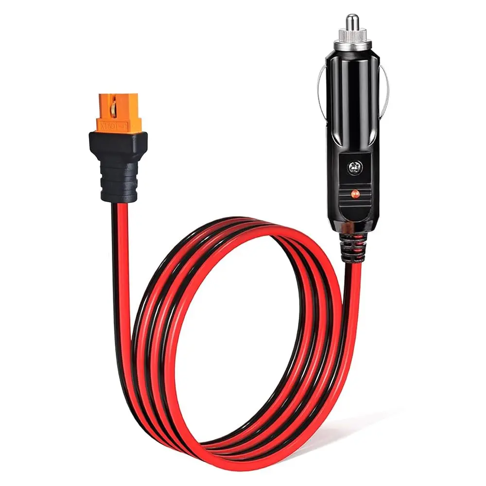 

Free ShippingFree ShippingXT60i Car Charge Cable 12AWG 20Amp,12V 24V Cigarette Lighter Plug to XT60i Cord for Power Stations,Sol