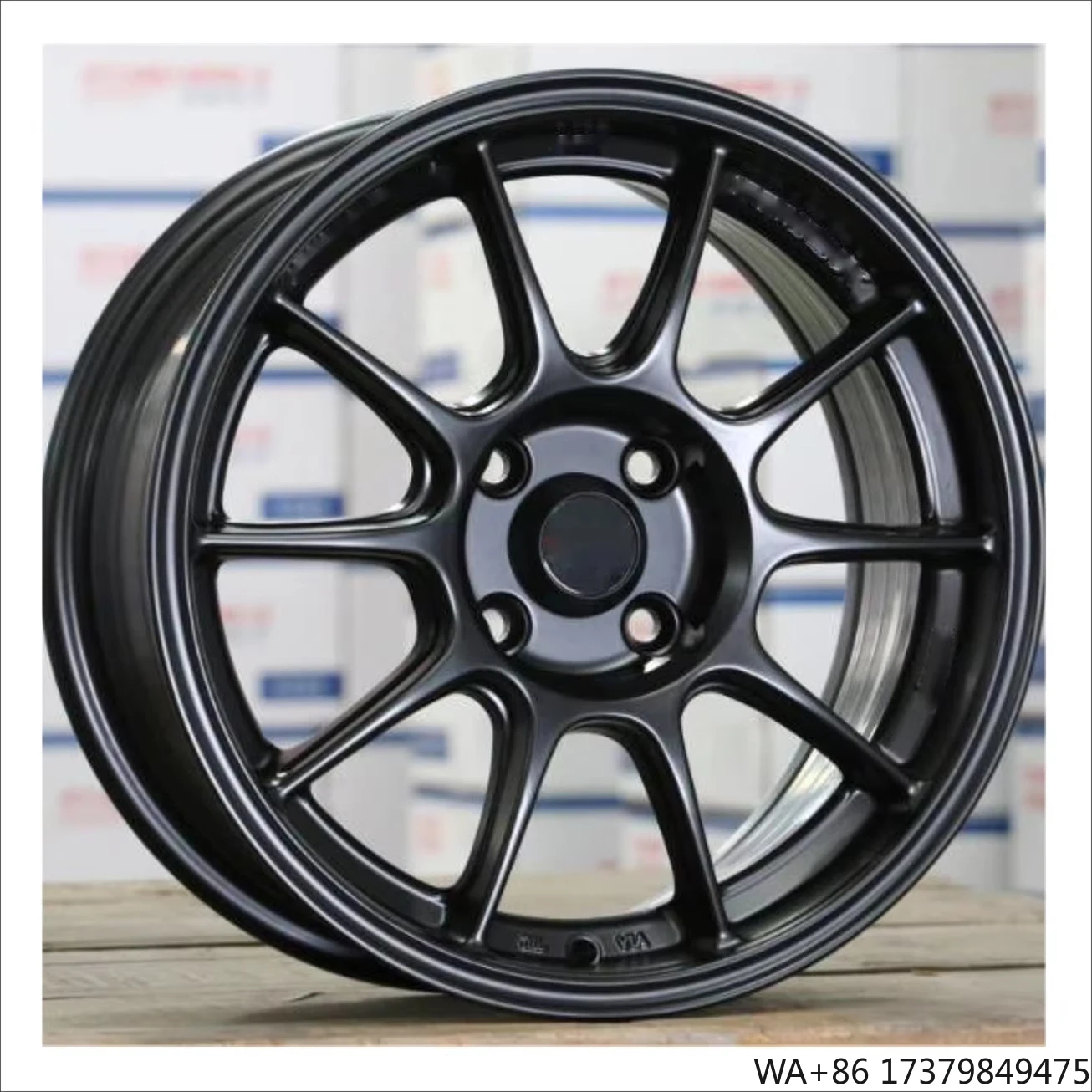 

15-дюймовые диски, 10 спиц, 4 отверстия, 4X100, 4X114,3, бронзовые легкосплавные колеса для легковых автомобилей