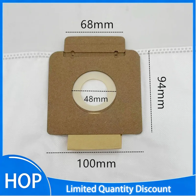 Dust Bags for Karcher T7 1 T8/1/T12/1 6.904-333 High Density Filtration Dust-Tight Seal Commercial Cleaning Collection