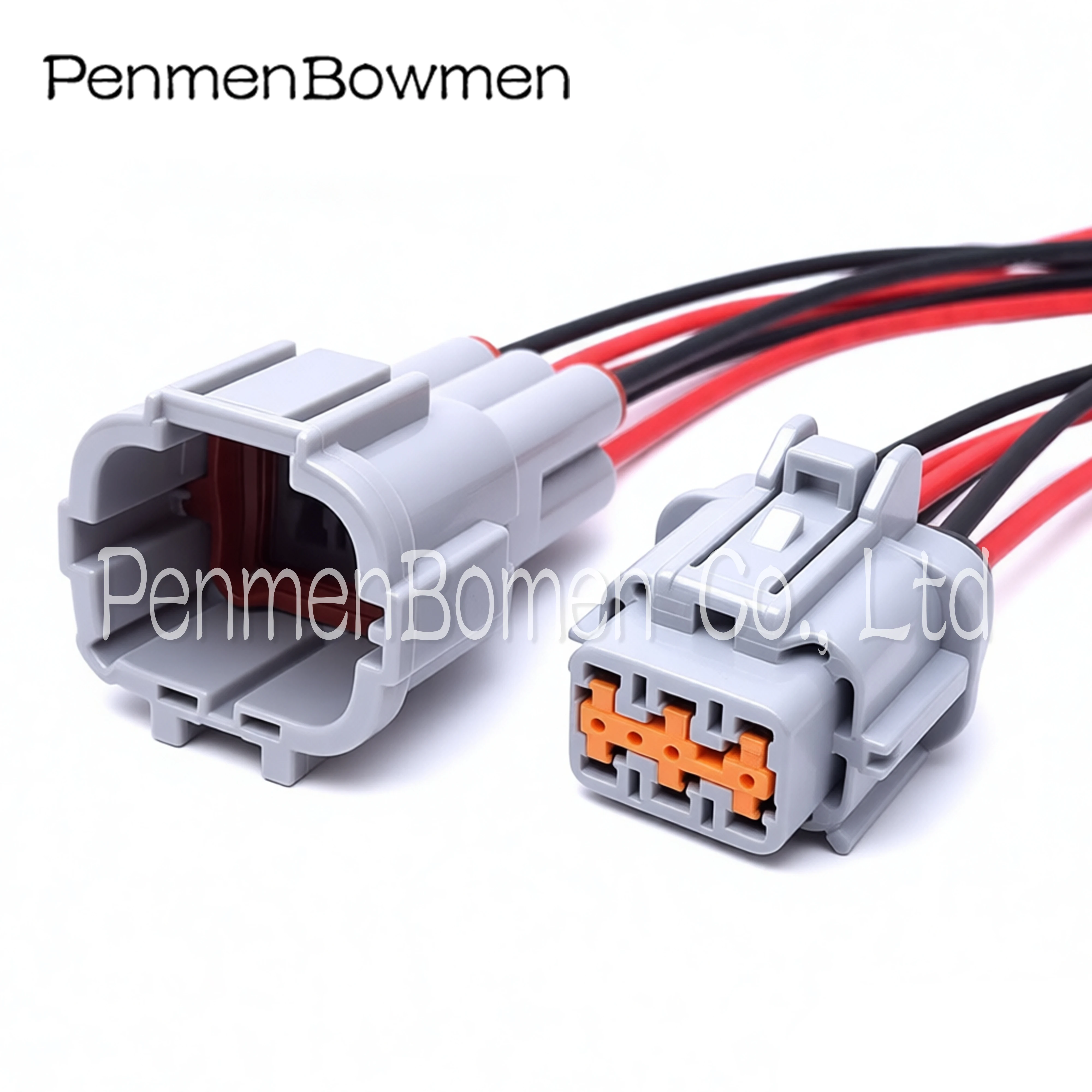 1 Set 6 Pin Auto Car Headlight Electrical Cable Female Connectors Plug Wire Harness For 6188-0560 6189-1175