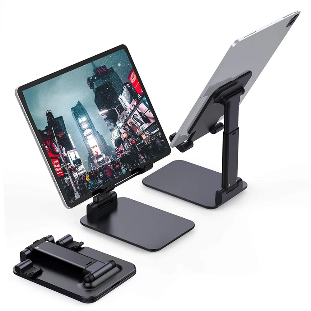 Tablet Stand Universal Desktop Holder for iPad  11''  Mobile Phone Kindle E-book Stand Tabletop Stable Adjustable Folding