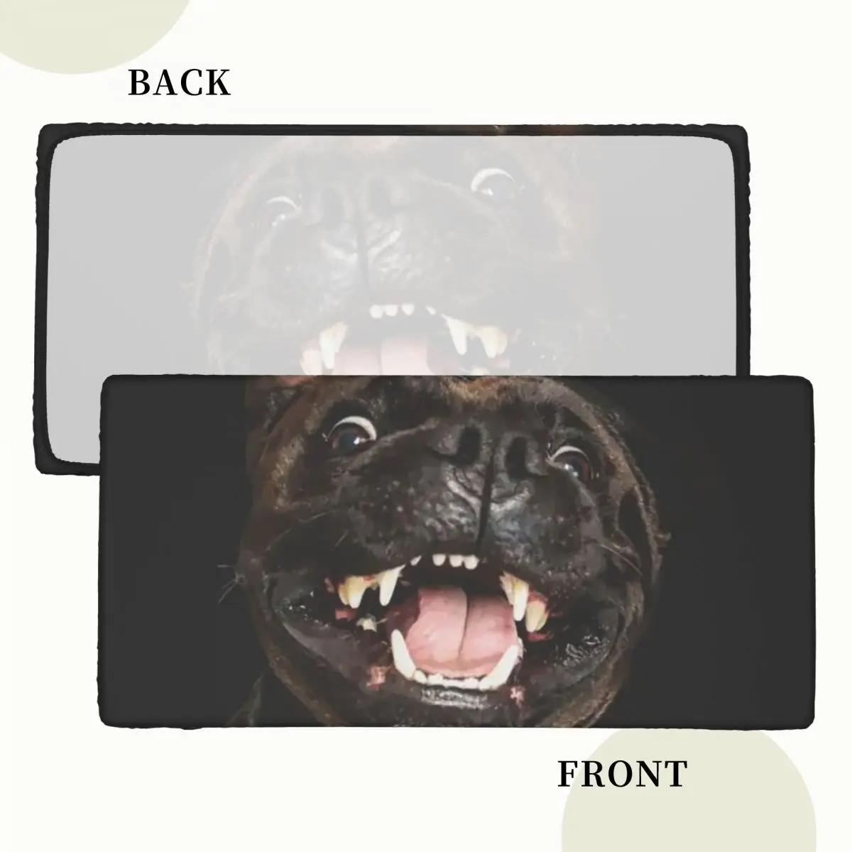 Staffordshire Bull Terrier Customized Rectangular Tablecloth Oilproof Table Cover for Dining Events Table Cloth