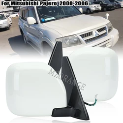 Side Rearview Mirror Assembly For Mitsubishi Pajero V73 V75 V77 2000-2006 heated Outside Car Electric lens adjust accessories