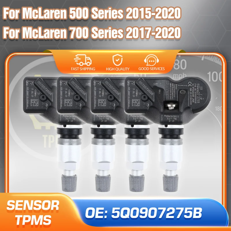 

Car Tire Pressure Monitoring System For McLaren 500 Series 2015-2020 McLaren 700 Series 2017-2020 TPMS Sensor 5Q0907275B 433 MHz