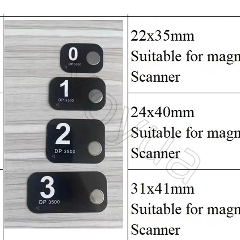 Portable Dental X-Ray Scanner Medical Radiovisograph Digital Sensor RX Dental Match Plate 0# 1# 2# 3# Imaging Plate for Fussen