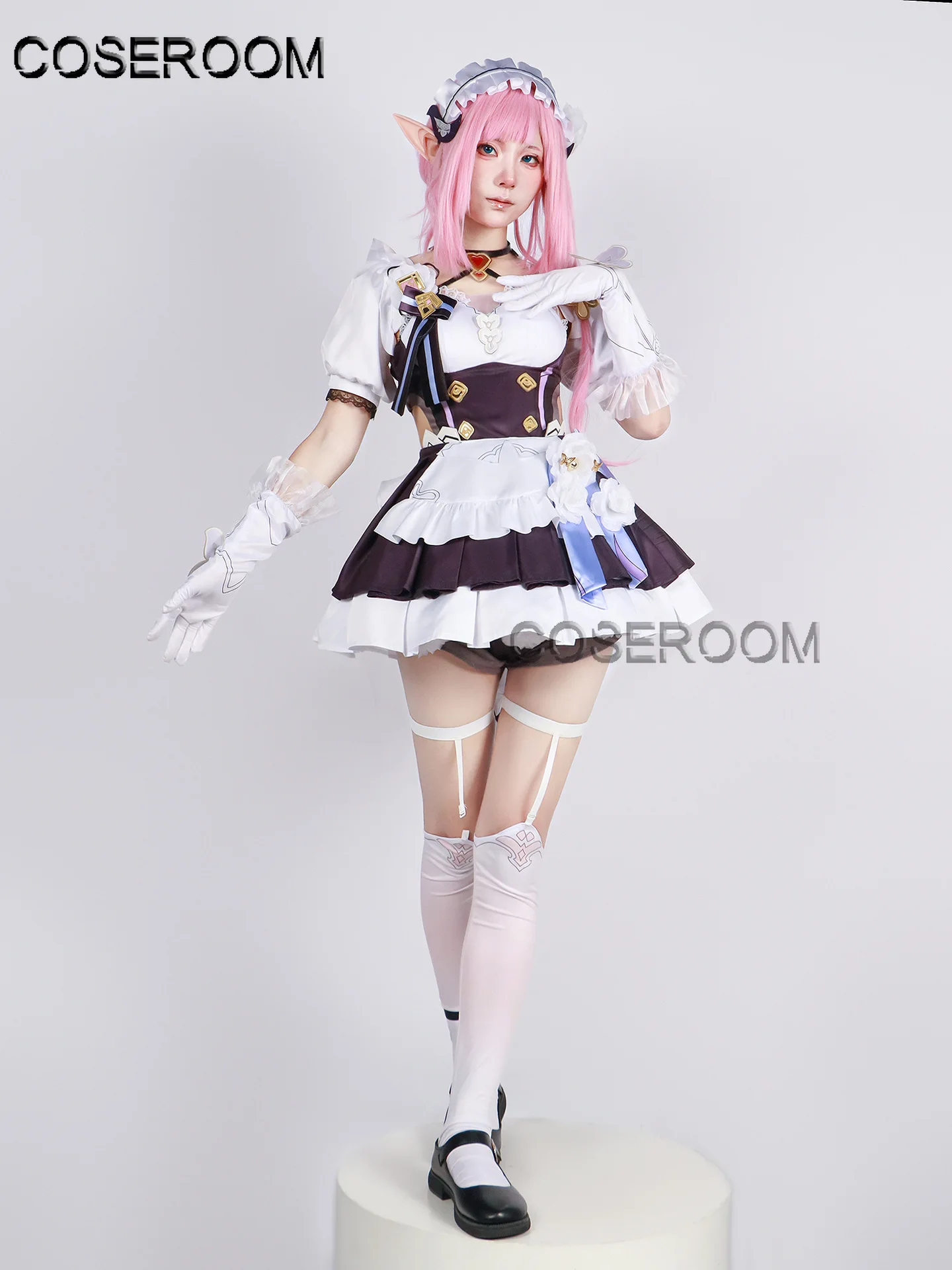 

Anime Game Honkai Star Rail Honkai Impact 3rd Elysia Cosplay Costume Outfit Halloween Carnival Women Role Play Uniform Dress