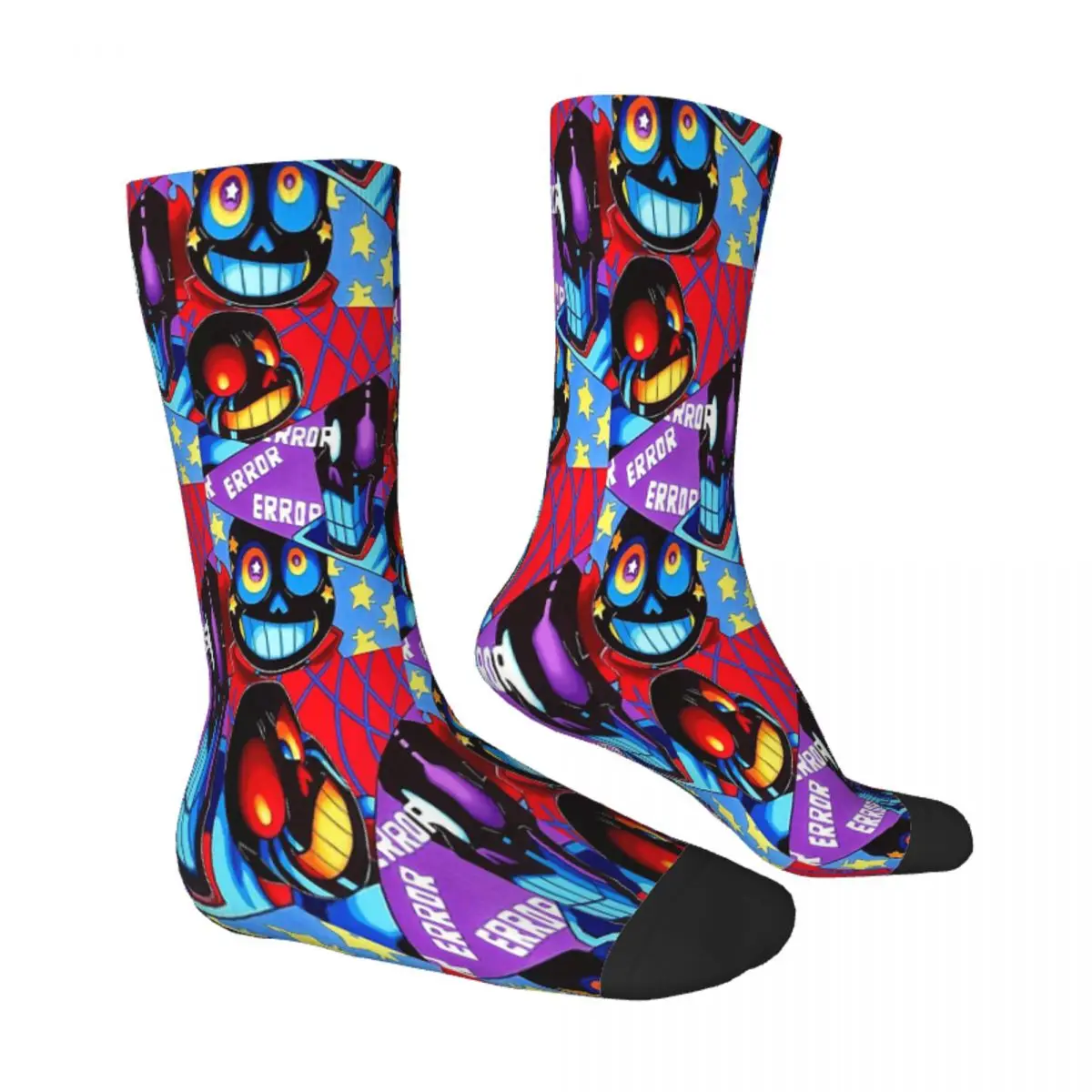 Errors Undertale Frisk Flowey Toriel Sans Papyrus Socks Male Mens Women Winter Stockings Hip Hop