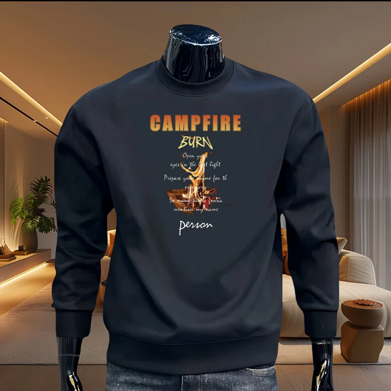 Roupas masculinas retro gráfico sweatshirts legal impresso manga longa preto camiseta algodão hip hop oversized branco camisetas esportes topo