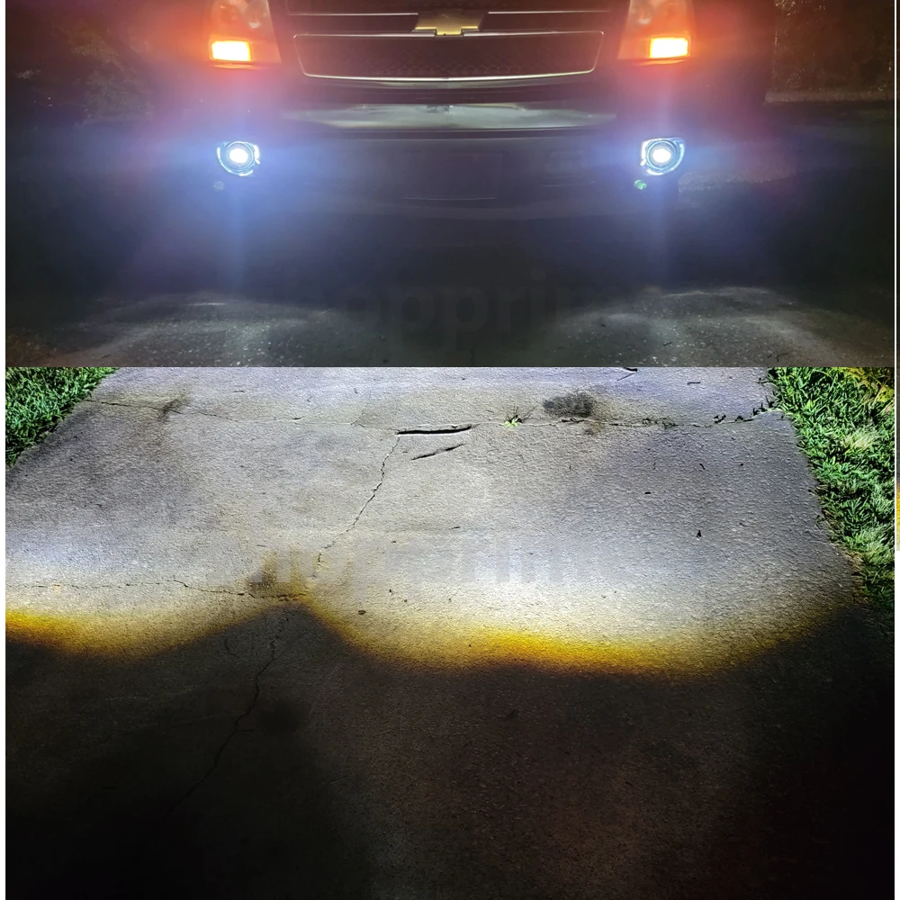 Car LED Bumper Fog Driving Lamp for 2007-2013 Chevrolet Suburban 2500 W 1500 W Tahoe Camaro GMC Yukon Full Round Fog Light