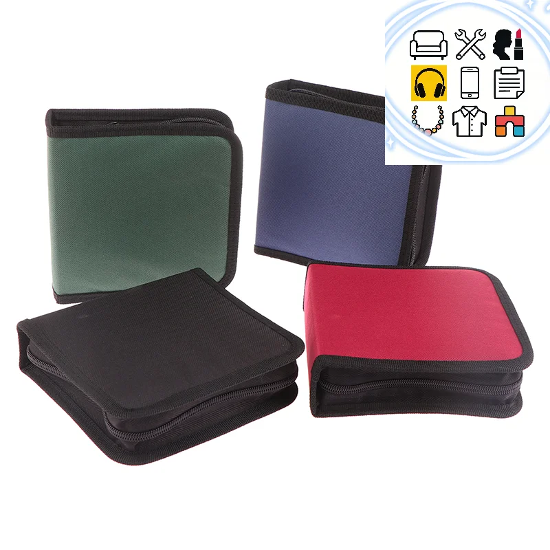 40Tablets CD DVD Discs Handbags Storage Case Case CD Case Storage DVD Organizer Case DVD Booklet Holder