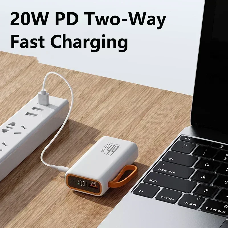 Power Bank 30000mAh with 66W PD Fast Charging Powerbank Portable Charger External Battery Pack for iPhone Huawei Xiaomi Samsung