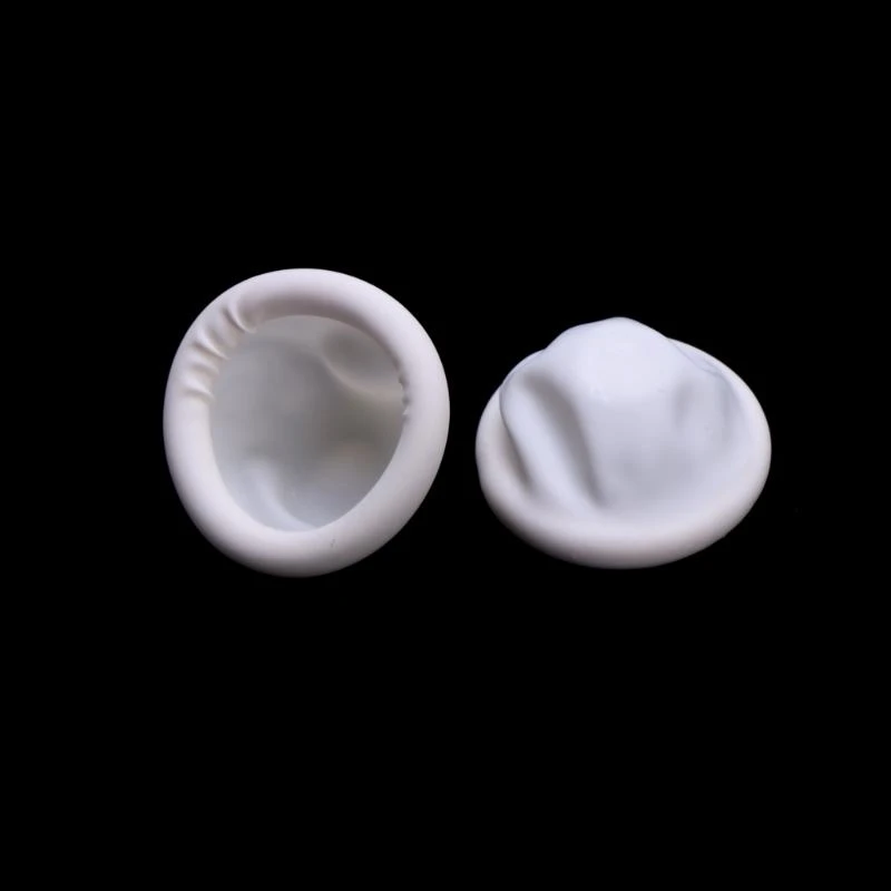 100pcs Disposable Fingerfinger Protector Finger Cover Cradles Rubber Gloves