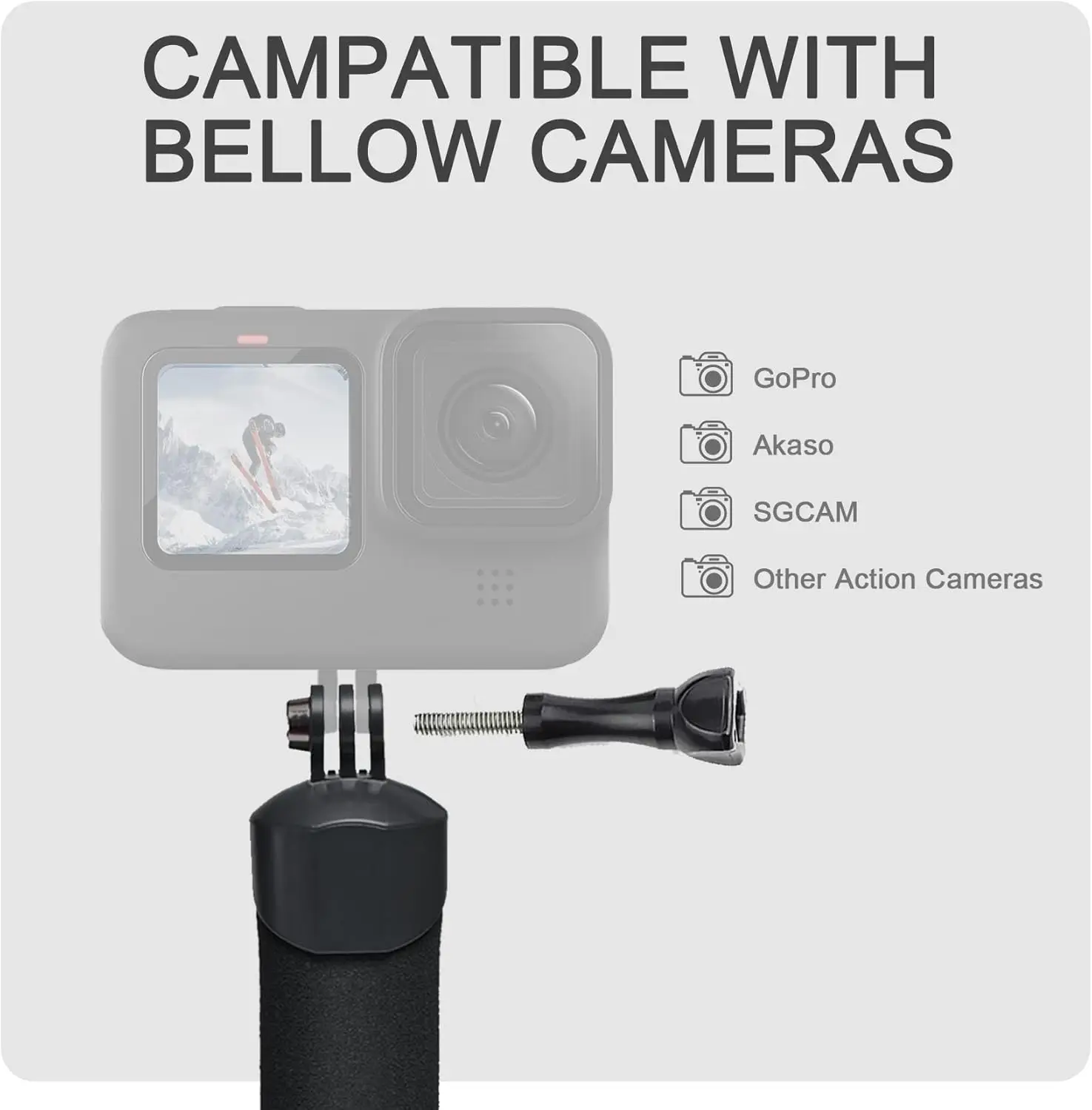 Poignée flottante monopode étanche pour Insta360 X5 X4 X3/ACE/GoPro Hero 13/12/11 Session DJI Osmo Action 5 Pro 4 3, accessoire