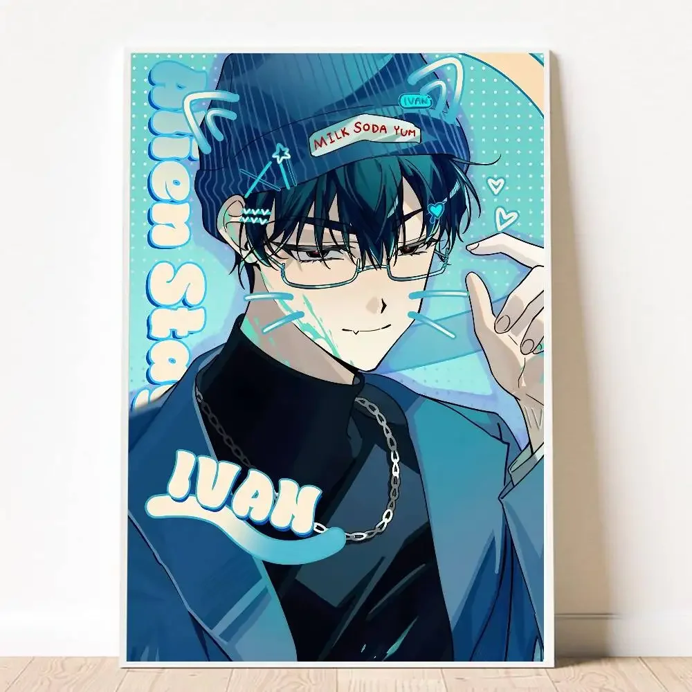 الغريبة المرحلة لوكا المشارك HD ديكور المنزل لزجة جدار مقاوم للماء غرفة المعيشة المنزلي بار ديكور جمالي #5