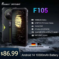 [World Premeire]FOSSiBOT F105 Rugged Smartphone Android 14 OS 10300mAh 12+64GB Mobile Phone 20 MP Camera 6.745\