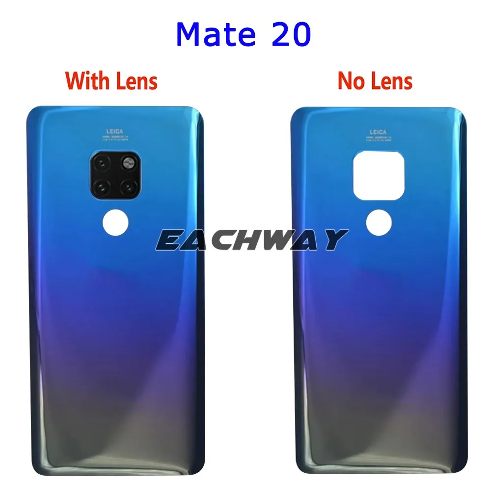 Glass For Huawei Mate 20 Battery Cover Rear Door Housing Back Pacel Case For Huawei Mate 20 Pro Battery Cover