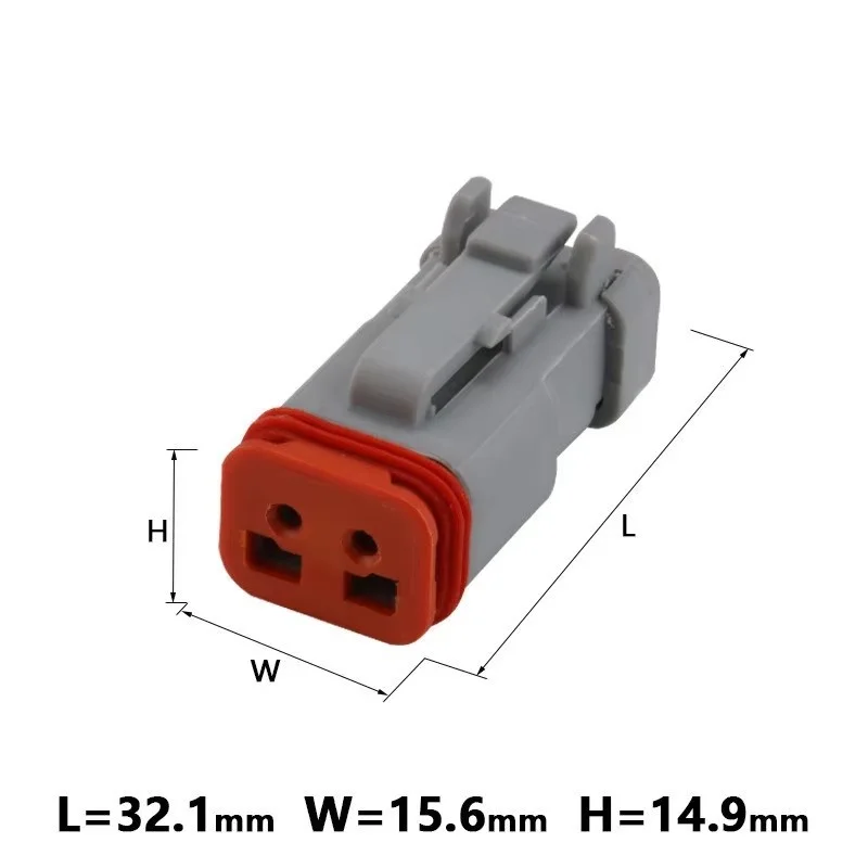 2 pin Deutsch DT06-2S-C017/DJ7022HA-1.5-21 automotive connector wire harness electrical cable connector