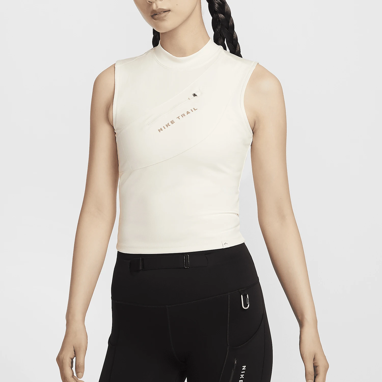 Nike Authentic New Women's Breathable Sweat Absorbing Slimming Sleeveless T-shirt FV6385-110
