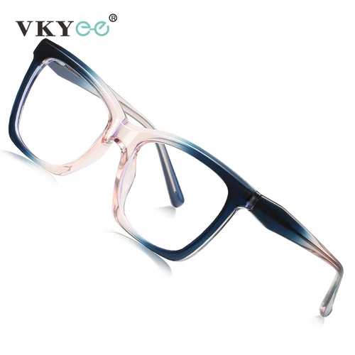 Imagen 2 del producto VICKY, gafas de lectura con montura grande y estilo geométrico, diseños personalizados, gafas de lectura antiluz azul, prescripción personalizada disponible LS003