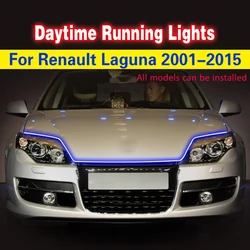 Car Accessories LED Fog Light DRL Daytime Running Light 12V For Renault Laguna 2 3 2001-2015 Universal Decorative Ambient Lamp