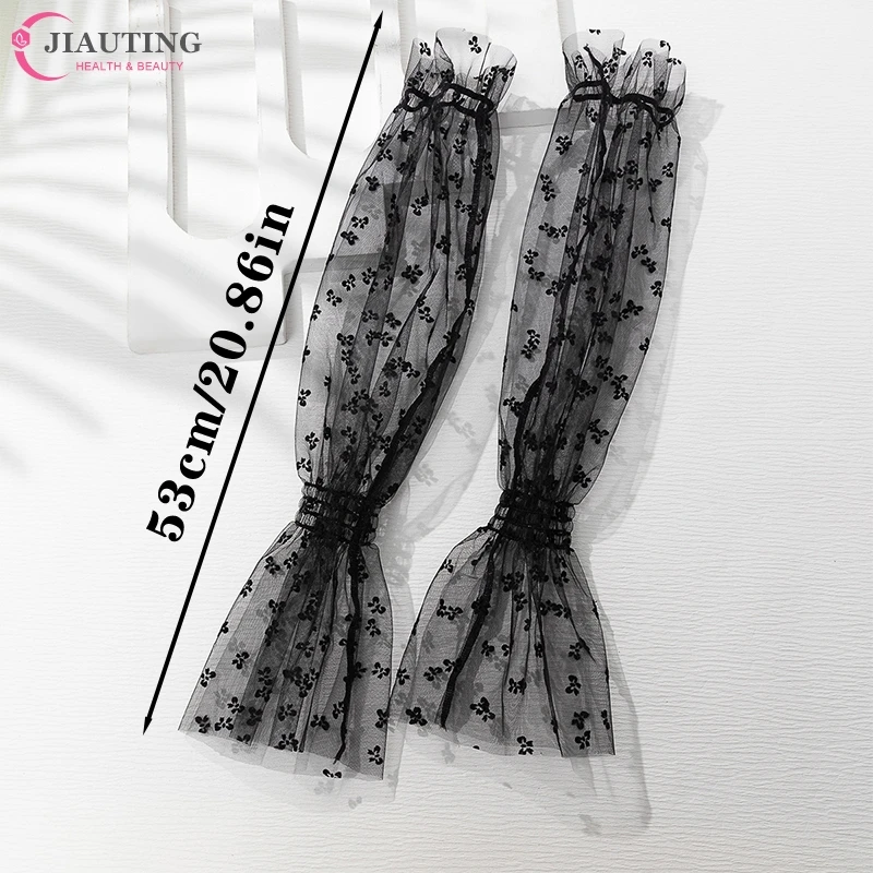 For Photo Backgrounds Nail Photography Elastic Spot Glove Nail Tips Display Thin Sleeve Tulle Items Manicure Decoration Material - Image 6