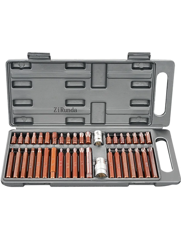 ~ مجموعة دفعات على شكل نجمة مكونة من 40 قطعة داخلية سداسية H اثني عشر زاوية زهر البرقوق M شريحة على شكل حرف T تفكيك مقعد السيارة مجموعة دفعات خاصة #6