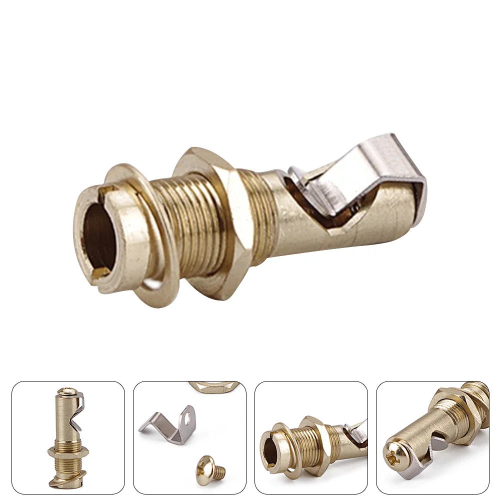 

1pc Brass Plated Tremolo Arm Socket Durable Metal Anti-Rust Electric Guitar Replacement Part Guitar Accessories Instrument