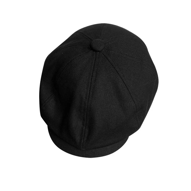 Newsboy Cap Men's Cotton Hat 8 Panel Hat Baker Caps Retro Gatsby Hats Casual Brand Cap Cabbie Apple Beret for Male NC20