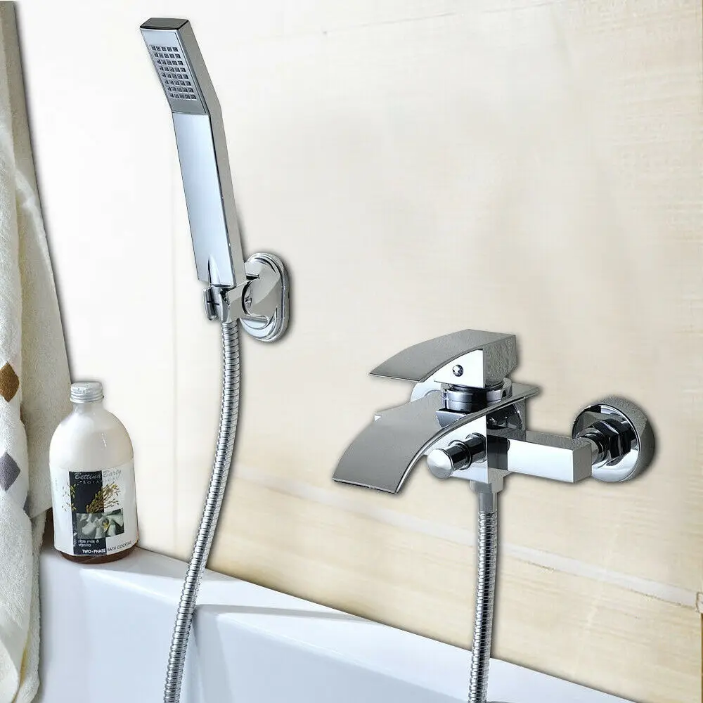 Bathtub Faucet 2.5KG Wall Waterfall Mounted Simple Bathtub Tap