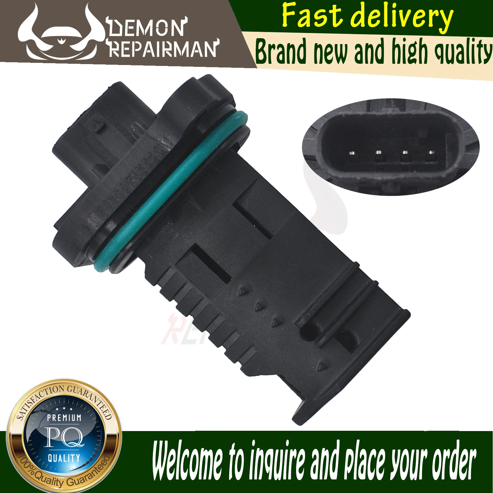 0280218266 Air Mass Sensor Fits Compatible with BMW F30 320i 328i F10 528i X1 X3 X5 Z4 428i M3 M4 M5 M6 i8 Mini Cooper 1.6L 2.0L