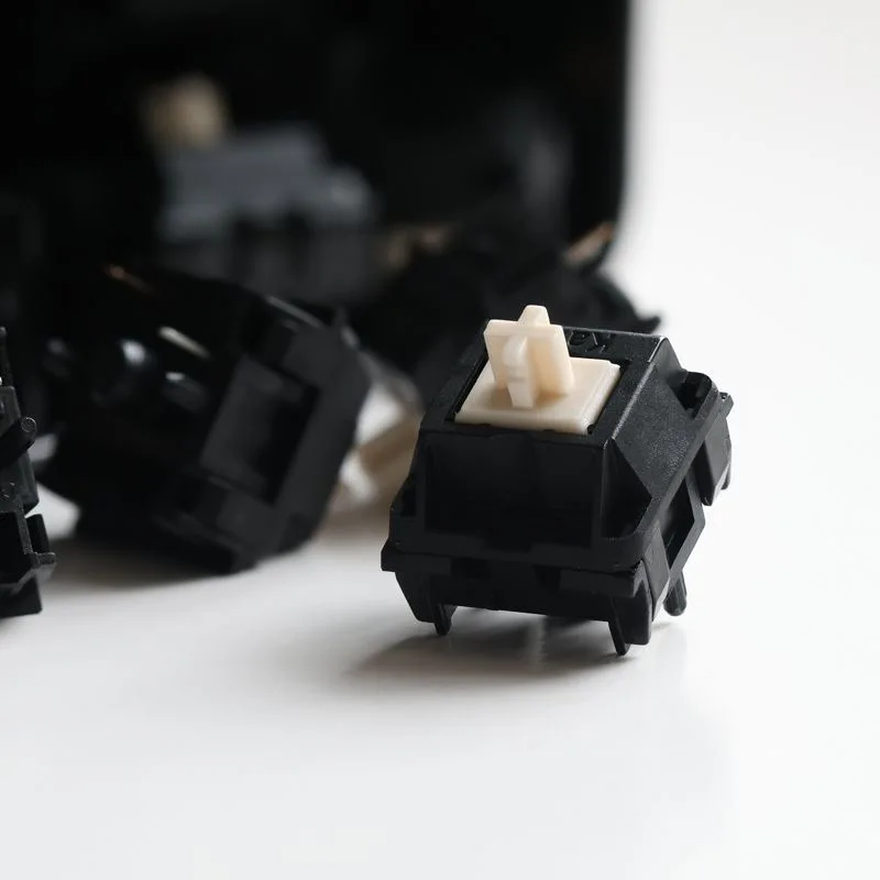 Kailh BCP interruptor de apagado STUDIO MX 5 pines 52g interruptores lineales PA66 crema culm Teclado mecánico interruptor rápido para juegos carrera corta