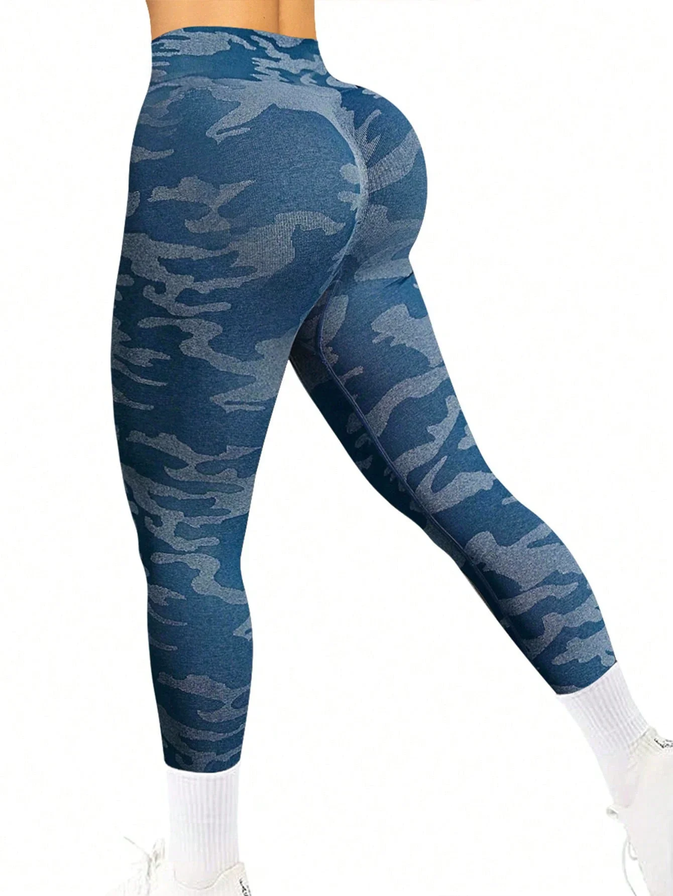 Women's Butt Lifting Yoga Pants Breathable Comfortable Shaping Gym Sport Shorts with Anti-Drop Tummy Control for Fitness