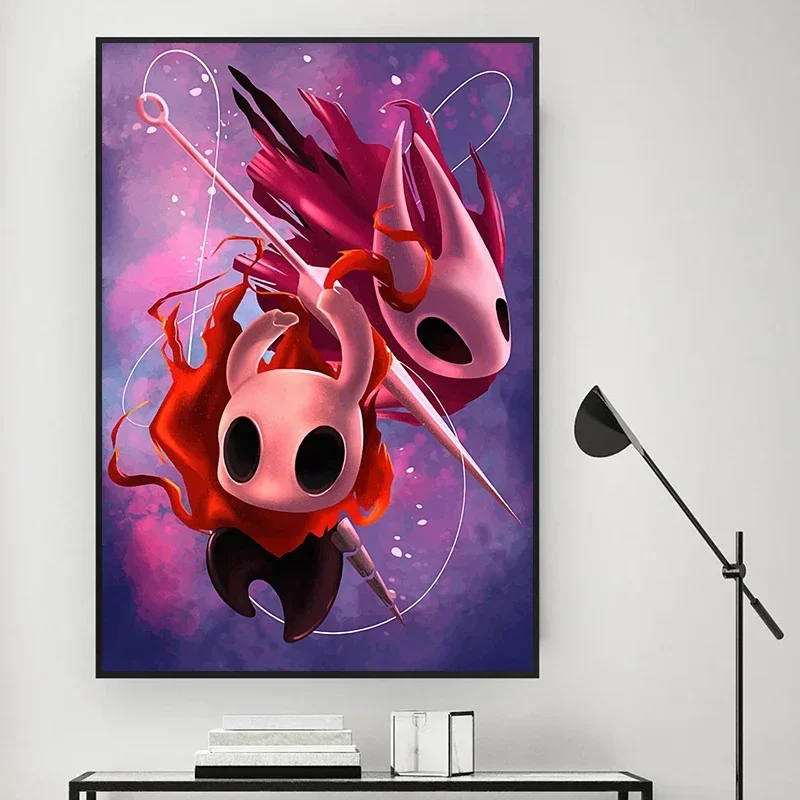 Aesthetic Hollow Knight Game Video Anime for Gamer Gaming Poster Print Wall Art Pictures Canvas Painting Bedroom Home Decor