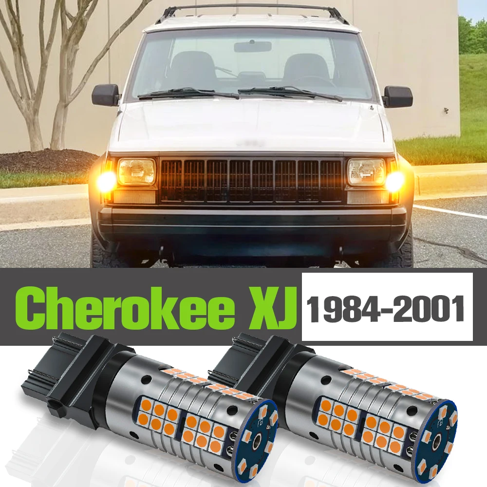 

2x LED Turn Signal Light Accessories Lamp For Jeep Cherokee XJ 1984-2001 1991 1992 1993 1994 1995 1996 1997 1998 1999 2000