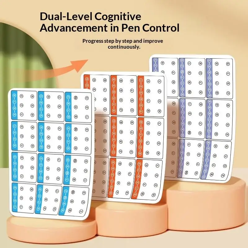 1 set kindercadeau Visuele tracking Focus en aandacht Trainingskaart Kleur- en nummerherkenning Ideale geheugenverbetering