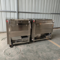 2025New Fruit Vegetable Brush Washing Equipment Cassava Cleaning Ginger Washer Industrial Potato Peeling Machine