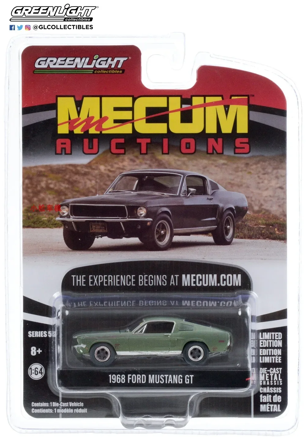 

1:64 1968 Ford Mustang GT Коллекция моделей автомобилей