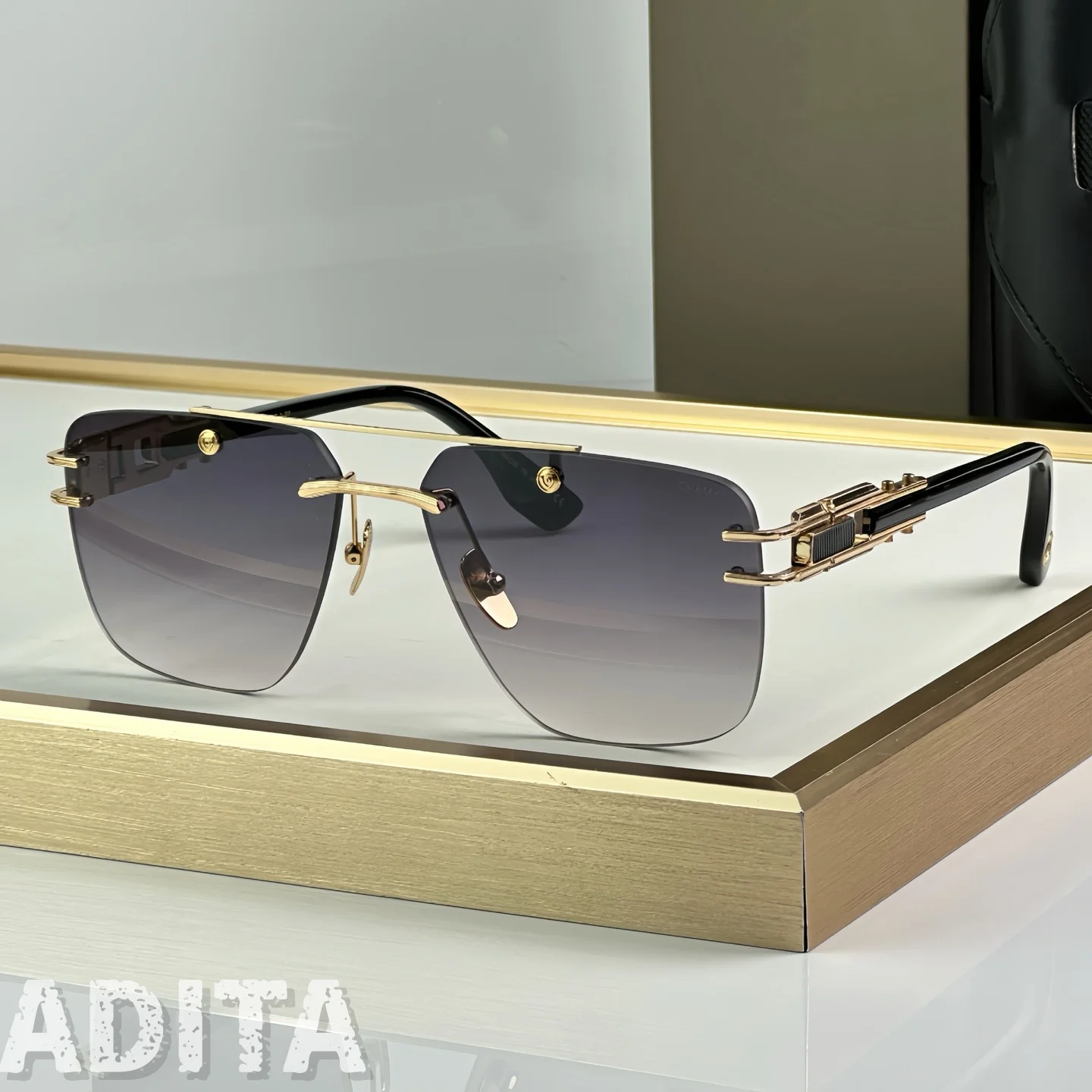 

ADITA CHELAN DTS613 Top High Quality Sunglasses for Men Classic Women Luxury Brand Designer Fashion sun glasses UV400 With box